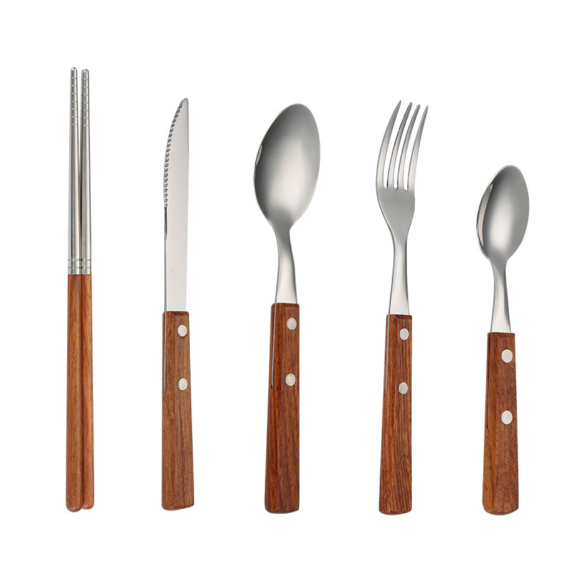 Stainless Steel Flatware Wooden Handle SG-FMW-042