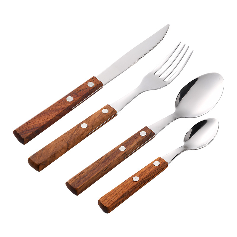 Stainless Steel Flatware Wooden Handle SG-FMW-042