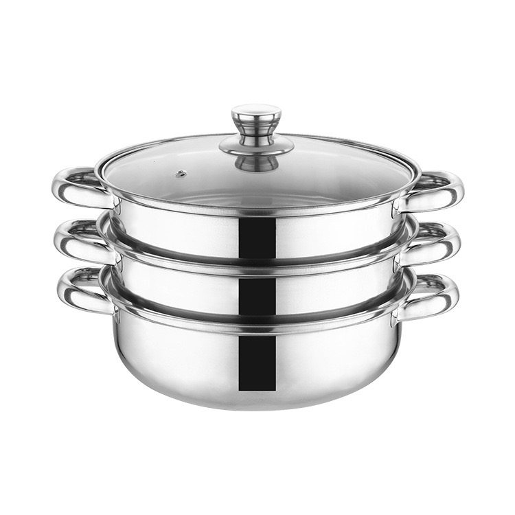 Stainless Steel Casserole&Steamer SG-C-101