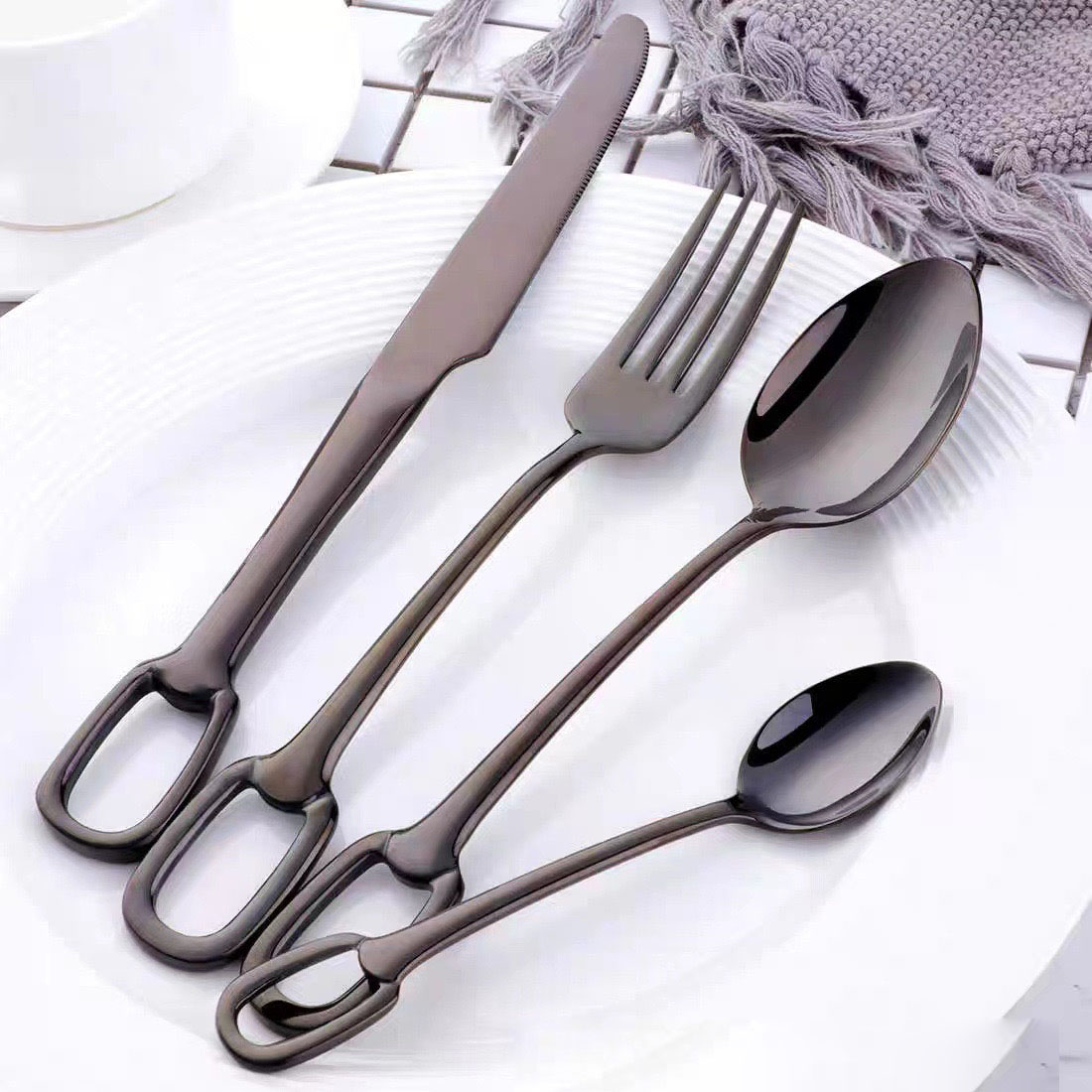  Stainless Steel Flatware-PVD SG-FP-037