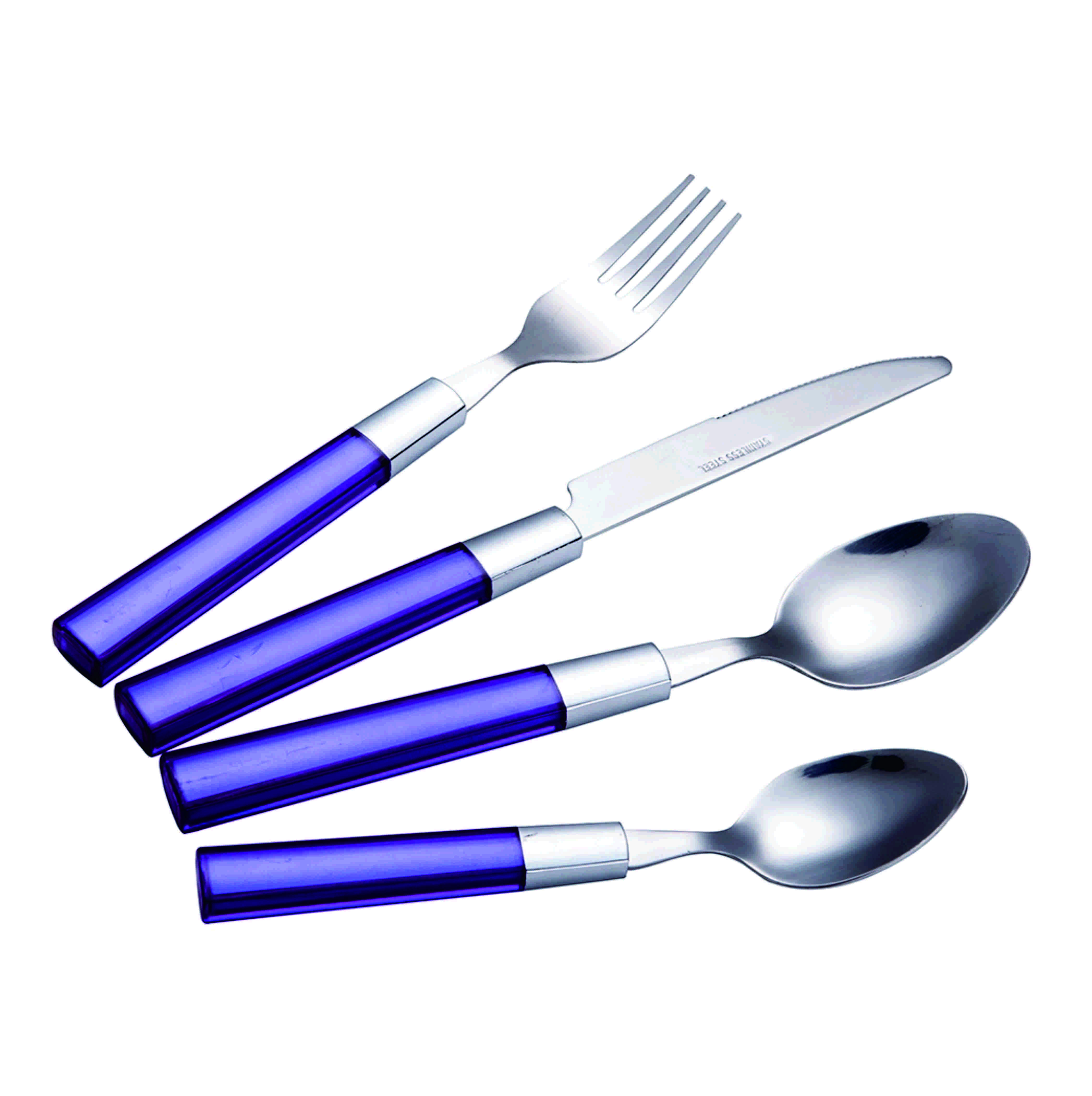 Stainless Steel Flatware Plastic Handle SG-FMB-046